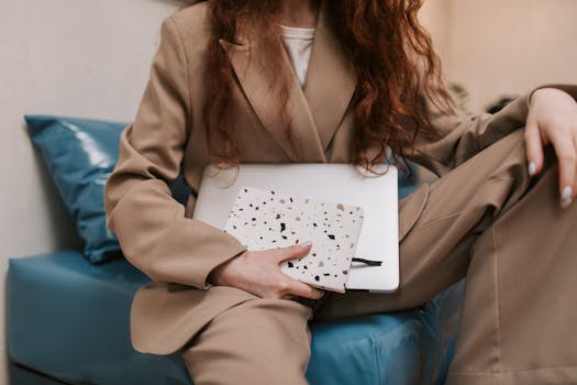 image of a writer working on a laptop